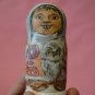 Russian Matryoshka Children's toy Author's hand-painted Exclusive Made in Russia