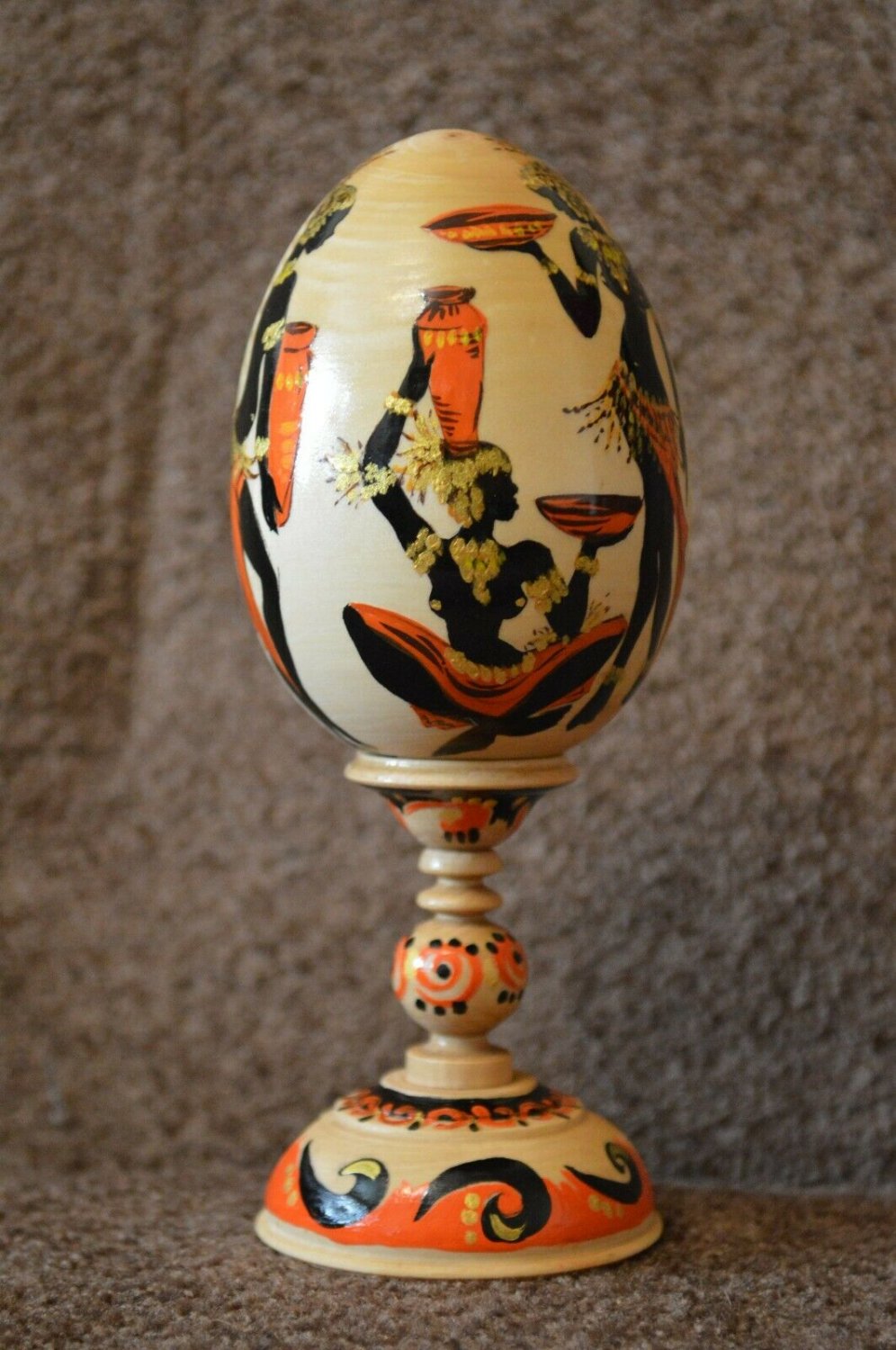 Handmade Gift Souvenir Author's Egg Grace of Africa Exclusive Made in Russia