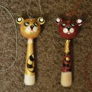 Whistle-pendant in the shape of a tiger Gift to a child Handmade Made in Russia