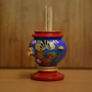 A case for toothpicks Unusual gift Russian souvenir Hand painted Made in Russia