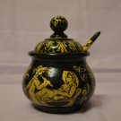Sugar Bowl Russian Souvenir Handmade Gift Ancient Greece Exclusive Made in Russi