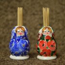 Handmade Gift Russian Souvenir Unusual case for toothpicks Russian Matryoshka