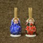 Handmade Gift Russian Souvenir Unusual case for toothpicks Russian Matryoshka