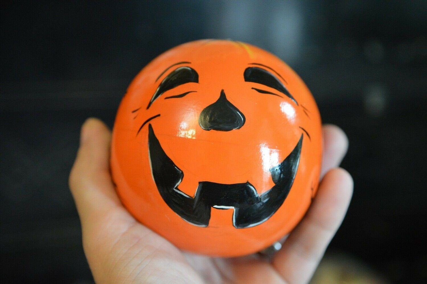 Musical Roly-poly Jack-o-lantern Toy Author's work Exclusive Halloween decor