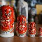 Russian Matryoshka 5' Toy Gift Souvenir Hand-painted Russian Folk Art Exclusive