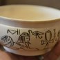 Handmade Top Gift Souvenir Bowl Natural Wood Ancient Egypt Exclusive Pyrography