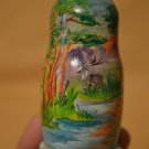 Nesting doll Author's hand-painted Russian matryoshka Children's toy Exclusive