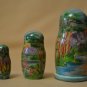 Nesting doll Author's hand-painted Russian matryoshka Children's toy Exclusive
