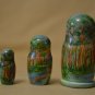 Nesting doll Author's hand-painted Russian matryoshka Children's toy Exclusive