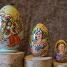 Easter Egg Classic Russian Matryoshka Children's toy Author's handmade Exclusive