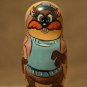 Children's toy Russian Matryoshka 4' Chip & Dale Author's hand-painted Exclusive