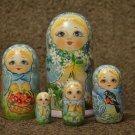 Matryoshka 7' Souvenir Seasons Author's hand-painted Exclusive Russian folk art