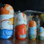 Russian Matryoshka Souvenir Author's painted Pyrography Children's toy Exclusive
