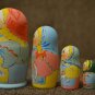 Russian matryoshka Cool, unusual gift Author's hand-painted Pyrography Exclusive