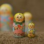 Russian matryoshka Cool, unusual gift Author's hand-painted Pyrography Exclusive