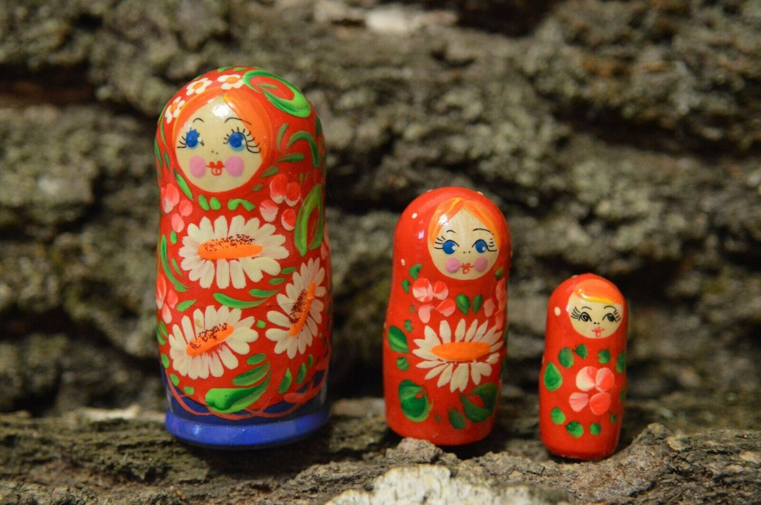 Children's toy Handmade Gift Russian folk art Souvenir Matryoshka Made in Russia