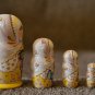 Matryoshka 4 in Author's hand-painted nesting doll Home & Office decor Exclusive