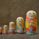 Matryoshka Best Gift Russian Souvenir Author's hand-painted Pyrography Exclusive