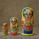 Russian Matryoshka Author's hand-painted Children's toy Exclusive Made in Russia