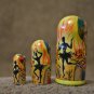 Russian Matryoshka Author's hand-painted Children's toy Exclusive Made in Russia
