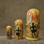 Russian Matryoshka Author's hand-painted Children's toy Exclusive Made in Russia