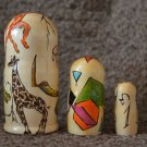 Developing matryoshka Handmade Gift Rebus for children 2+ Eco-friendly materials