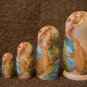 Russian Matryoshka 6' Cool gift Souvenir Author's hand-painted Acrylic Exclusive