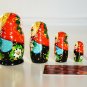 Children's toy Matryoshka 4 in Handmade Russian National Art Gift Made in Russia