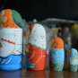 Russian Matryoshka Best Gift Souvenir Author's hand-painted Pyrography Exclusive