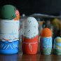 Russian Matryoshka Best Gift Souvenir Author's hand-painted Pyrography Exclusive