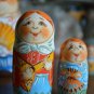Russian Matryoshka Best Gift Souvenir Author's hand-painted Pyrography Exclusive
