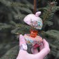 A surprise toy for a New Year's tree Hand-painted Ball Exclusive Made in Russia