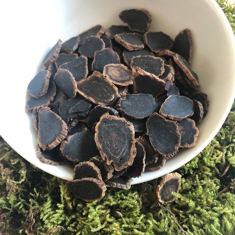 Dried Korean Black Ginseng Root Slice 100g