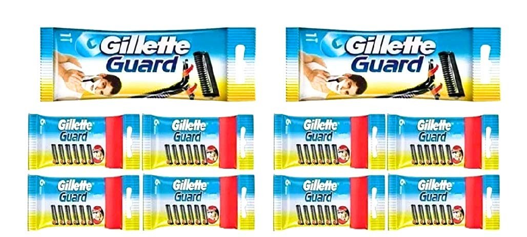 Gillette Cartridge Two Blade With Razor (50 Cartridge + 2 Razor Handle)