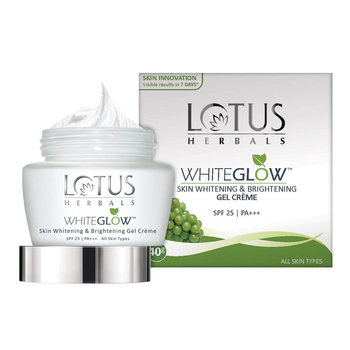 Lotus Herbals WhiteGlow Skin Whitening And Brightening Gel, Face Cream