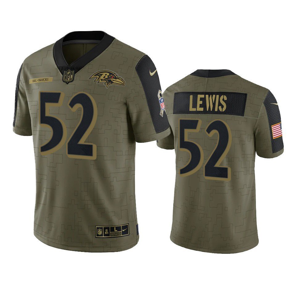 ray lewis salute to service jersey