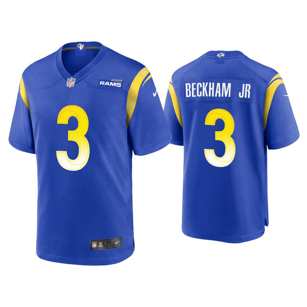 Youth Odell Beckham Jr. Rams Game Jersey Royal