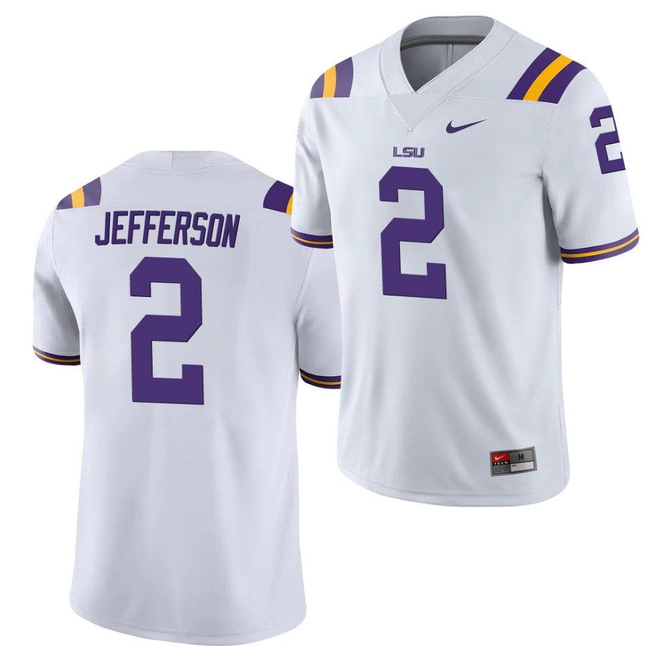 Men's Nike Joe Burrow Purple LSU Tigers Alumni Name & Number Team