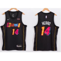 City Edition Tyler Herro #14 Miami Heat Basketball Jersey Stitched