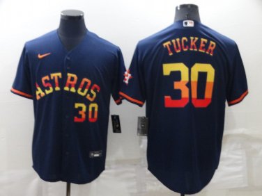 Nike Youth Houston Astros Gold Kyle Tucker Replica Jersey