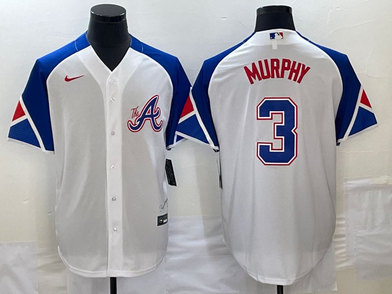 Atlanta Braves #3 Dale Murphy Light Blue Throwback Jersey on sale
