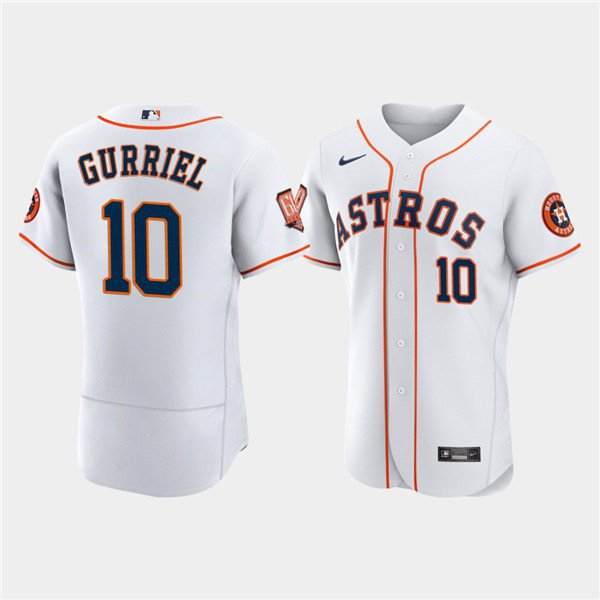 Men's Houston Astros #10 Yuli Gurriel Cool Base Stitched Jersey All Colors