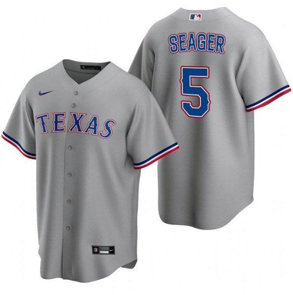 Corey Seager #5 Texas Rangers City Connect Cream Cool Base Stitched Jersey.