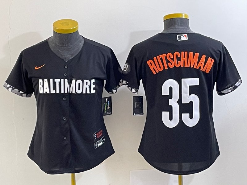 SALE!!! Baltimore Orioles #35 Rutschman 2023 Balck City Connect