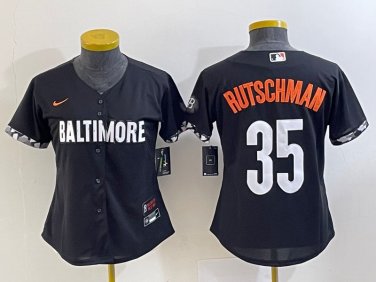 SALE!!! Baltimore Orioles #35 Rutschman 2023 Balck City Connect Stiched  Jersey