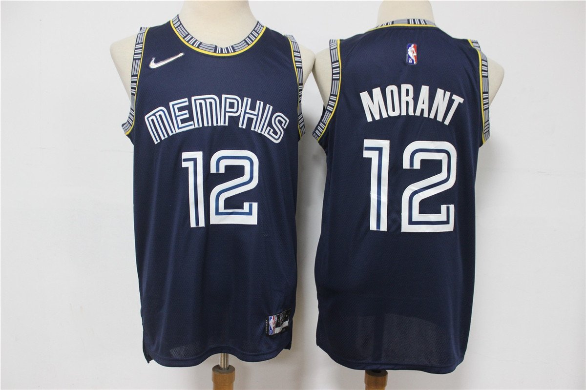  Men's 22 Morant Basketball Jersey Stitched Size S