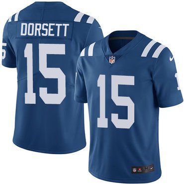 Indianapolis Colts #15 Phillip Dorsett Blue Team Color Stitched