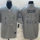 Men's Philadelphia Eagles #62 Jason Kelce Gray Atmosphere Fashion