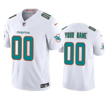 Custom Nfl Jersey, Men's Miami Dolphins ACTIVE PLAYER Custom Orange 20 -  Wairaiders