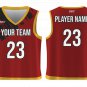 Custom Straight Edge Abstract Adult Youth Unisex Basketball Jersey - Reversible Uniform